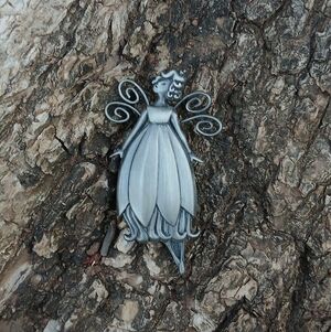 Vintage Silver 🩶🌼Fairy Flower 🌿🌸Brooch